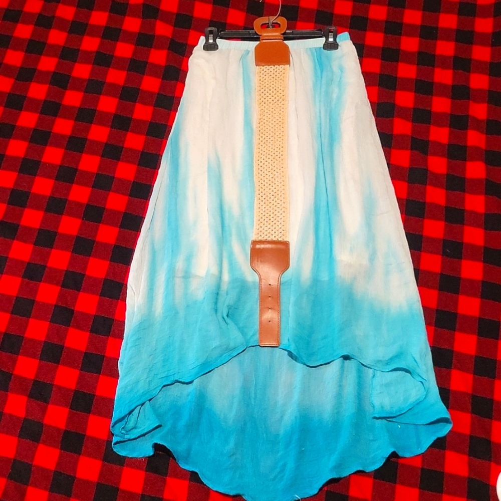 High Low Skirt with belt